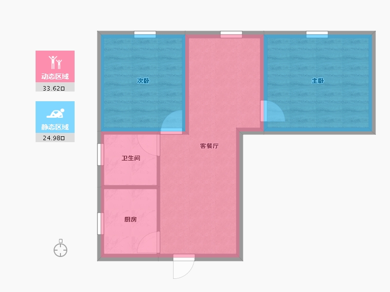 广东省-深圳市-豪方菁园-52.02-户型库-动静分区