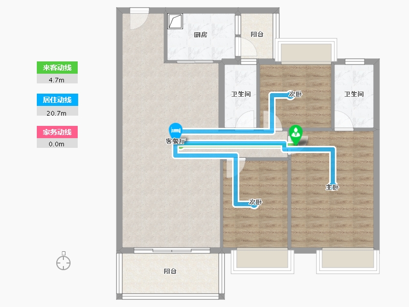 广东省-肇庆市-城投星悦华府-98.38-户型库-动静线