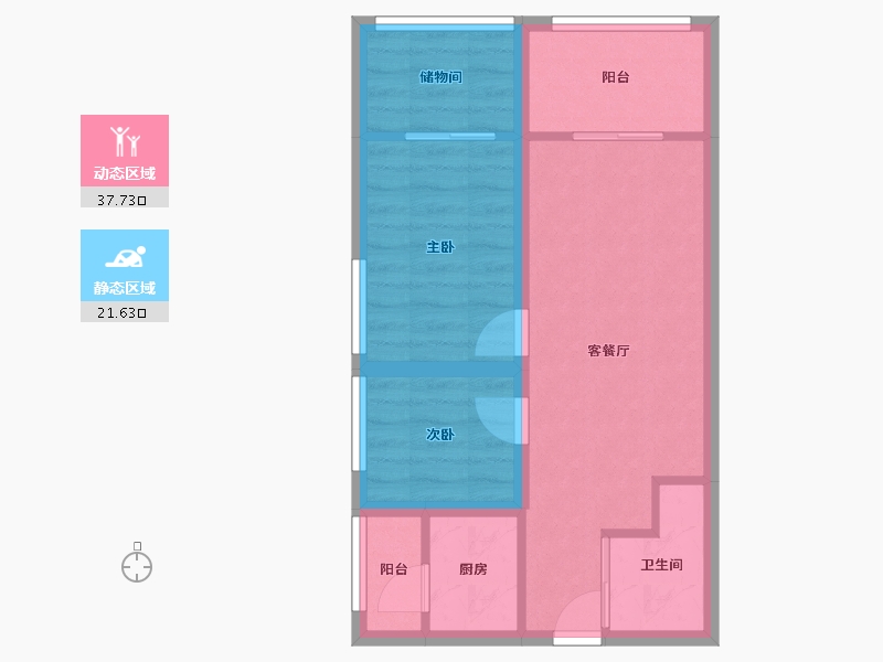 广东省-深圳市-承翰半山海-52.10-户型库-动静分区