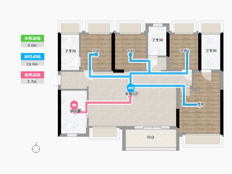 广东省-深圳市-东关珺府-98.80-户型库-动静线