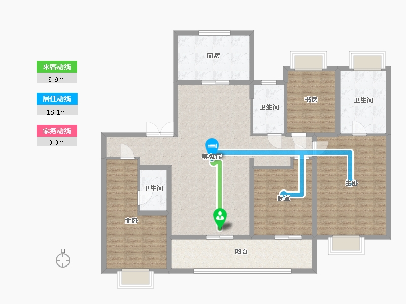 江苏省-无锡市-中海阅澄江-178.00-户型库-动静线