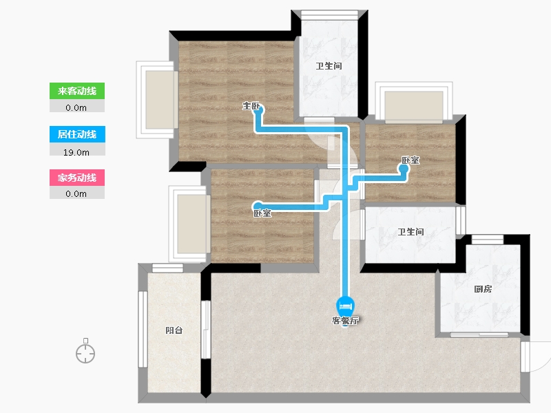 广东省-深圳市-东关珺府-63.46-户型库-动静线