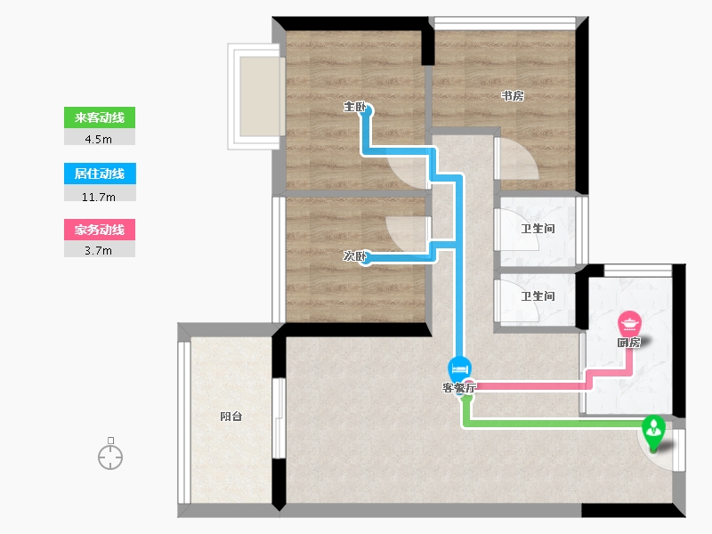 广东省-深圳市-东关珺府-58.53-户型库-动静线