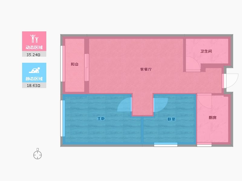 广东省-深圳市-招商东岸-47.87-户型库-动静分区