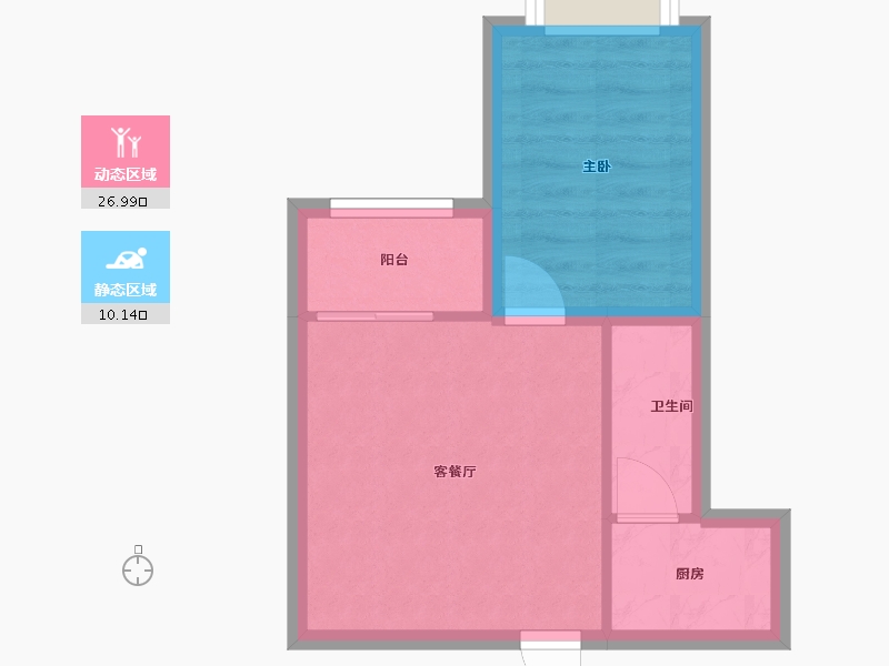 广东省-深圳市-裕康时尚名居-32.67-户型库-动静分区