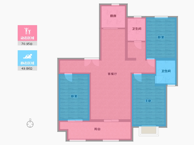 河南省-洛阳市-水榭兰亭-108.00-户型库-动静分区