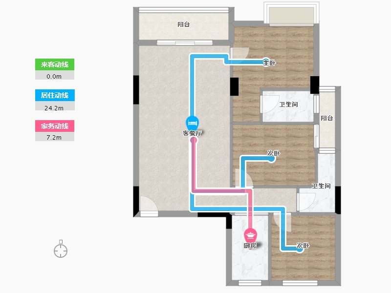 广东省-河源市-康顺居-80.00-户型库-动静线