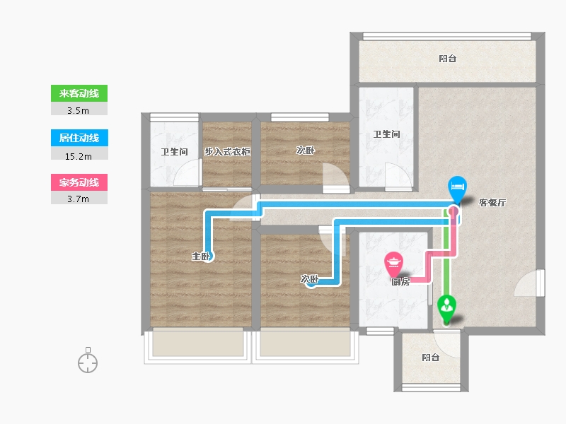 广东省-深圳市-祥祺滨河名苑-77.09-户型库-动静线