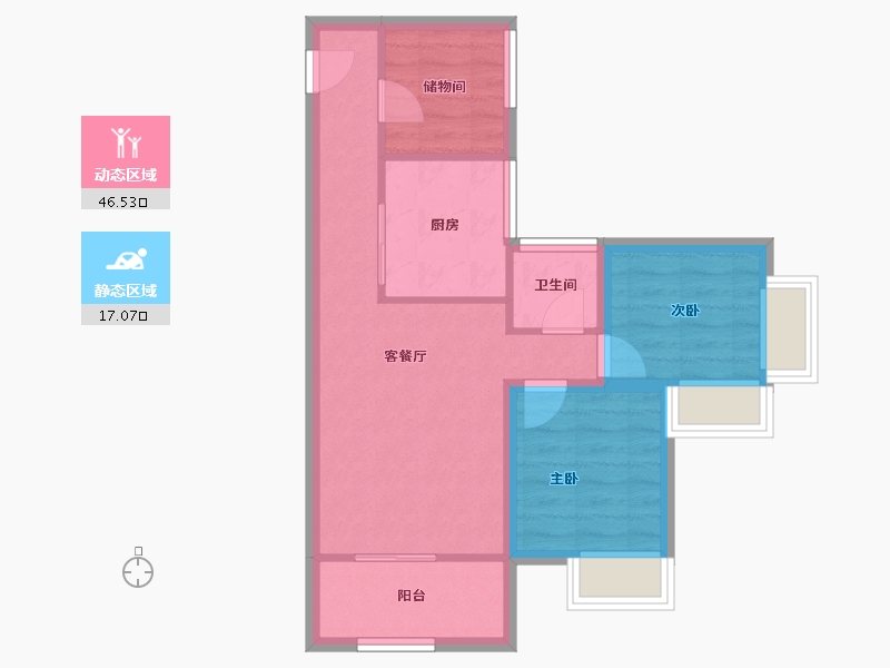 广东省-深圳市-中城天邑花园-56.13-户型库-动静分区