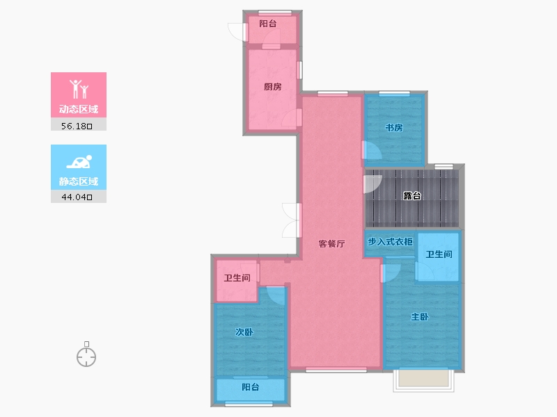 河北省-沧州市-天成熙园-二期-111.20-户型库-动静分区