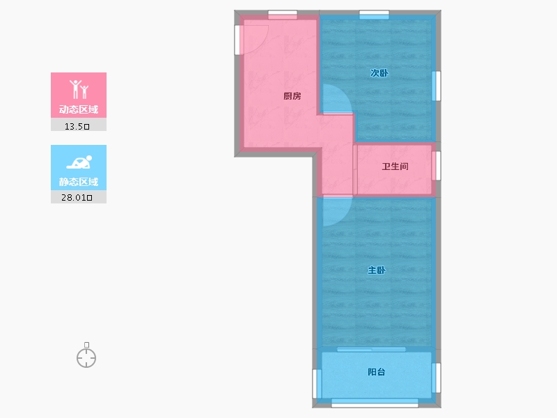 上海-上海市-潍坊三村-37.95-户型库-动静分区