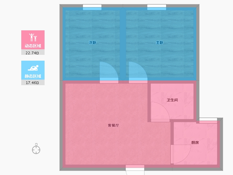 广东省-深圳市-豪方菁园-35.21-户型库-动静分区