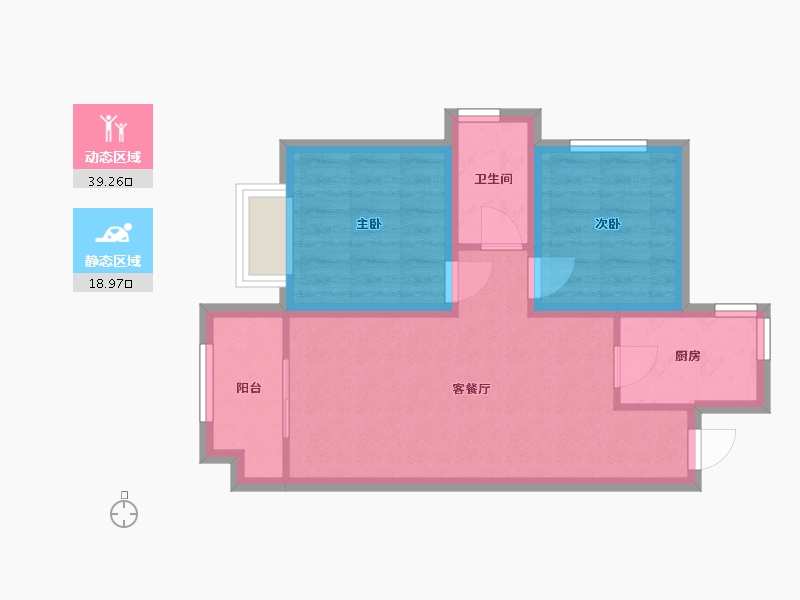 广东省-深圳市-京基御景印象一期-51.25-户型库-动静分区