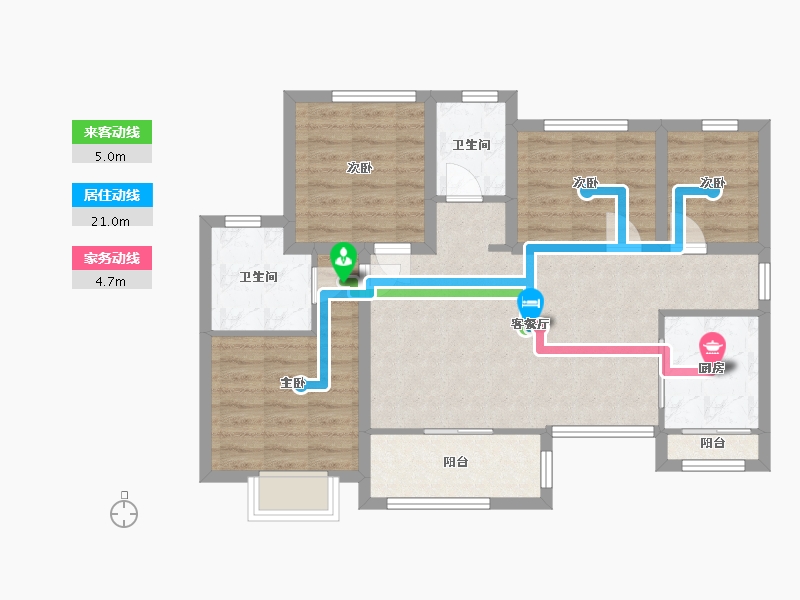 广东省-深圳市-嘉宏湾花园（大东城）二期-81.68-户型库-动静线