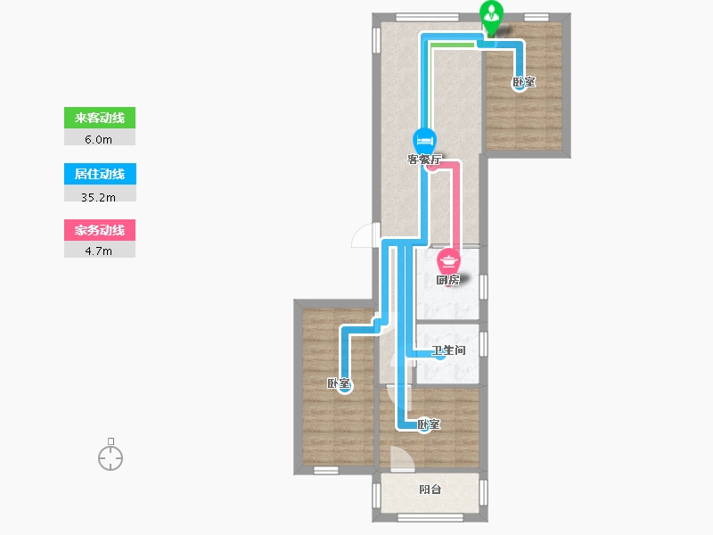 广东省-广州市-金钟横路459号-78.64-户型库-动静线