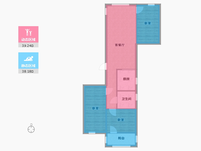 广东省-广州市-金钟横路459号-78.64-户型库-动静分区