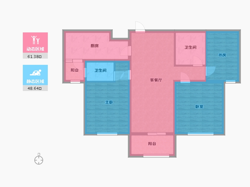 河北省-邢台市-红太府邸-98.27-户型库-动静分区