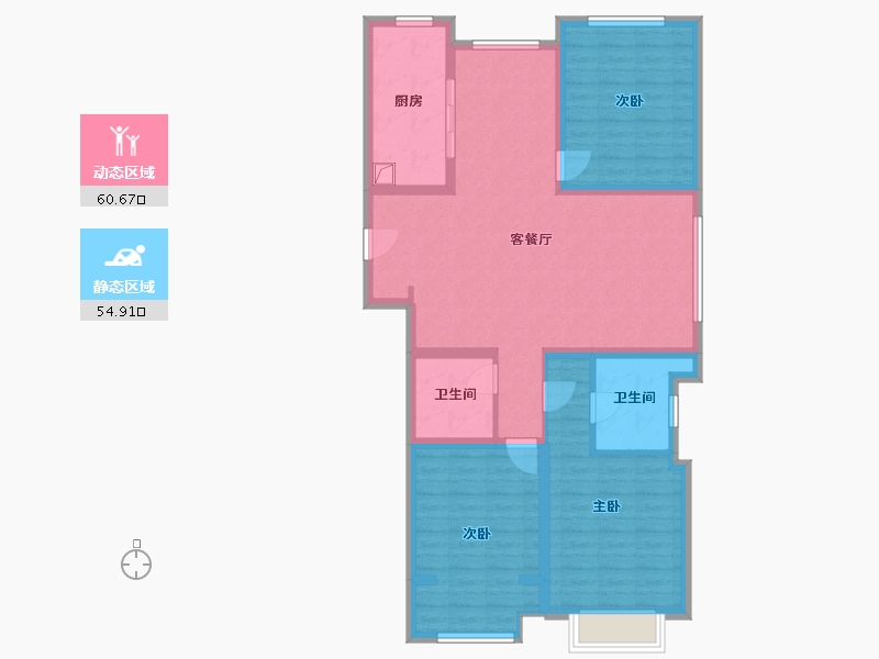 山西省-太原市-海尔地产国际广场-117.60-户型库-动静分区