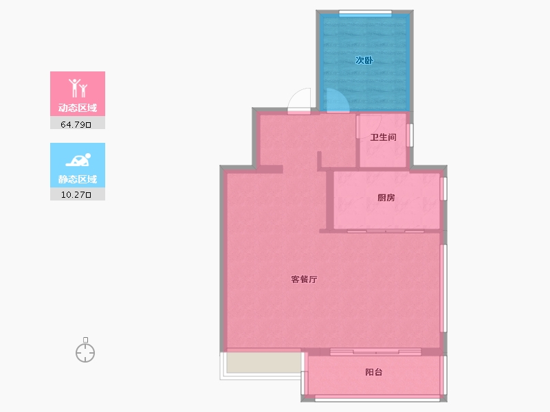 浙江省-杭州市-万科天空之城-169.34-户型库-动静分区