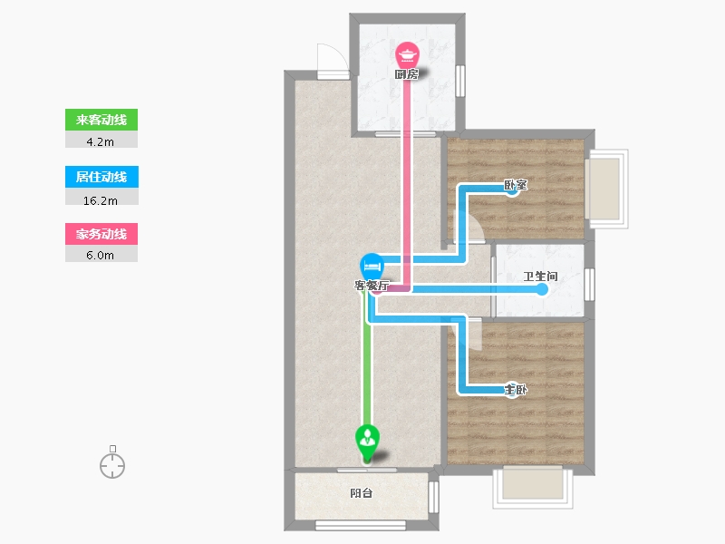 河北省-廊坊市-纳丹堡-73.40-户型库-动静线