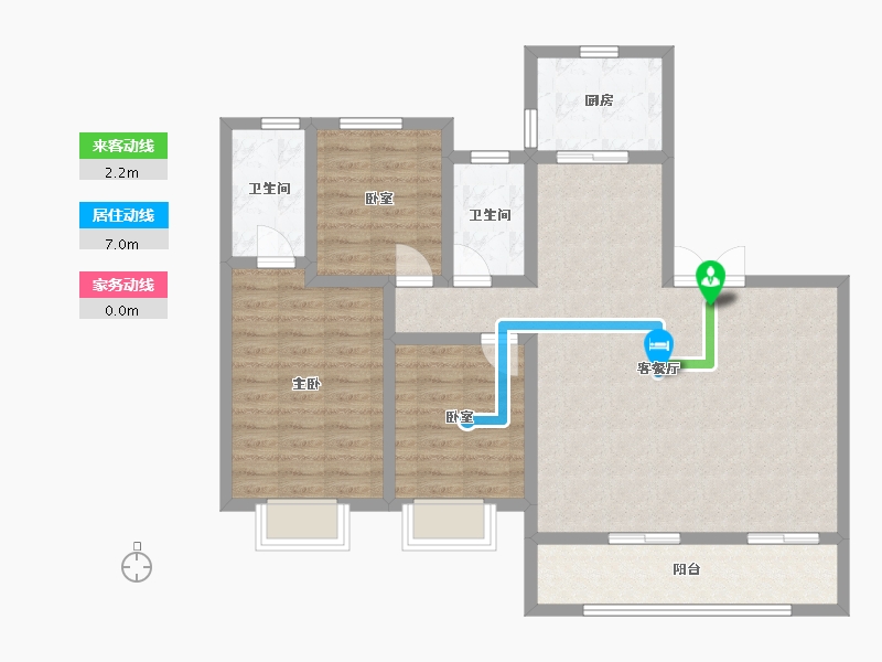 河南省-周口市-建业世和府-107.64-户型库-动静线