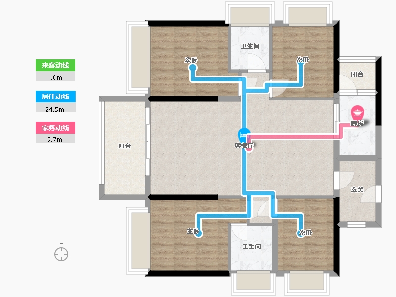 广东省-河源市-东城国际-111.52-户型库-动静线