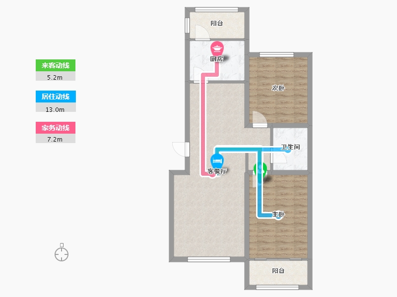 河北省-张家口市-融强御品-78.00-户型库-动静线