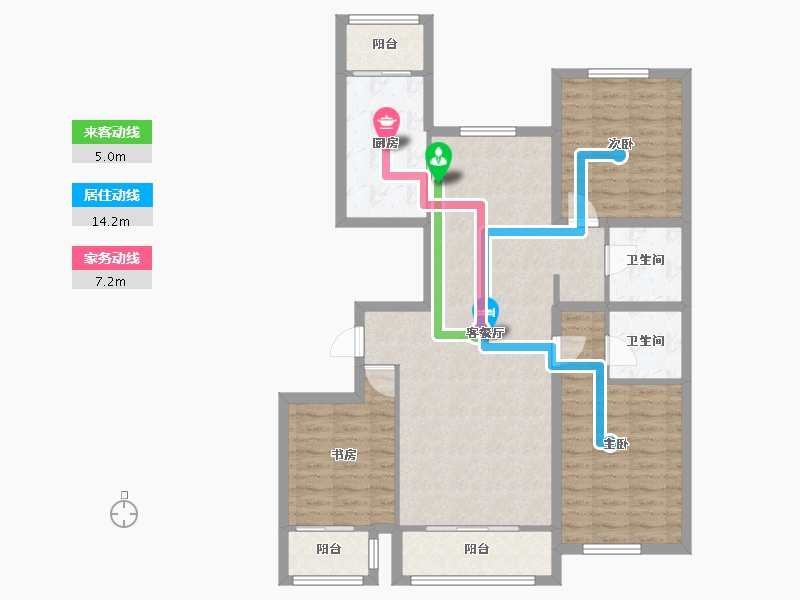 河北省-张家口市-融强御品-102.95-户型库-动静线