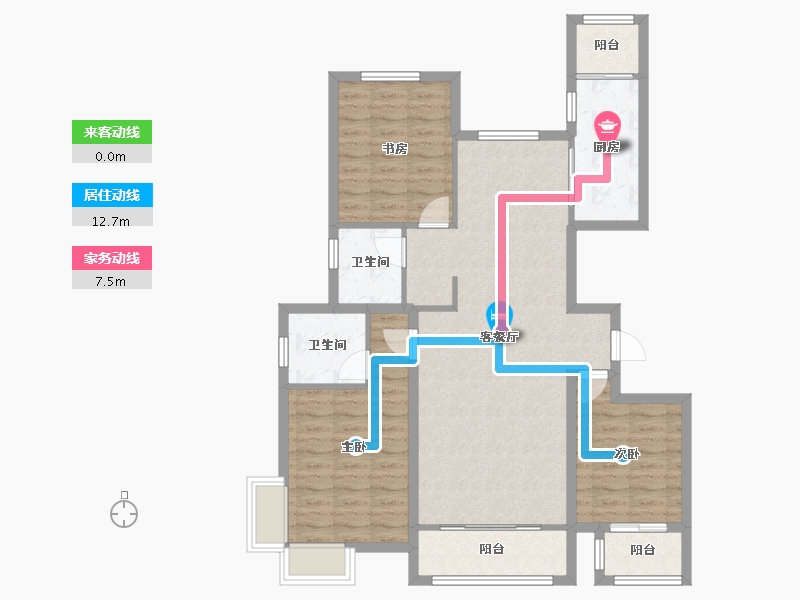 河北省-张家口市-融强御品-98.83-户型库-动静线