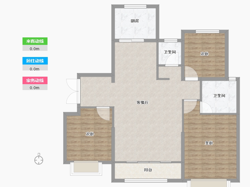 河北省-邯郸市-洺州十二園-108.80-户型库-动静线