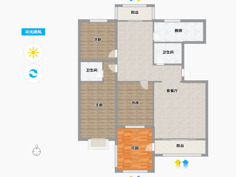 河北省-张家口市-融强御品-146.17-户型库-采光通风