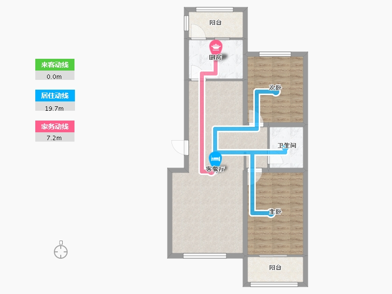 河北省-张家口市-融强御品-76.53-户型库-动静线