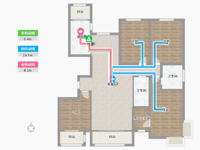 河北省-张家口市-融强御品-138.96-户型库-动静线