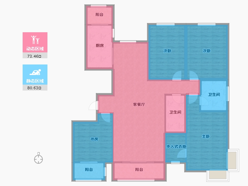 河北省-张家口市-融强御品-138.96-户型库-动静分区