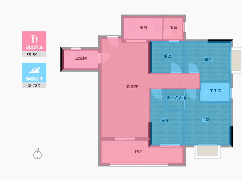 贵州省-安顺市-安顺百里城-88.09-户型库-动静分区