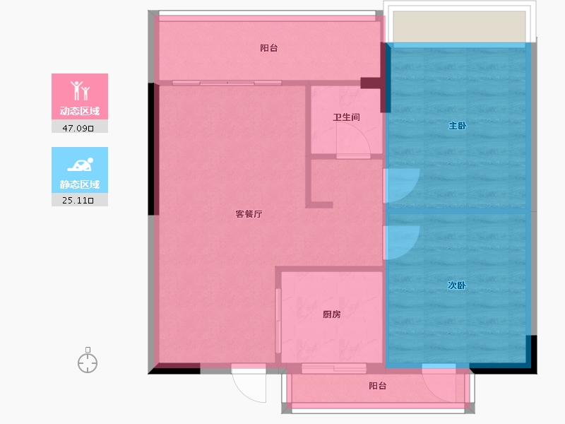 浙江省-温州市-锦悦-60.20-户型库-动静分区