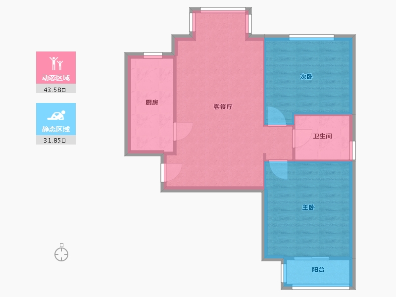 河北省-廊坊市-运通家园-73.35-户型库-动静分区