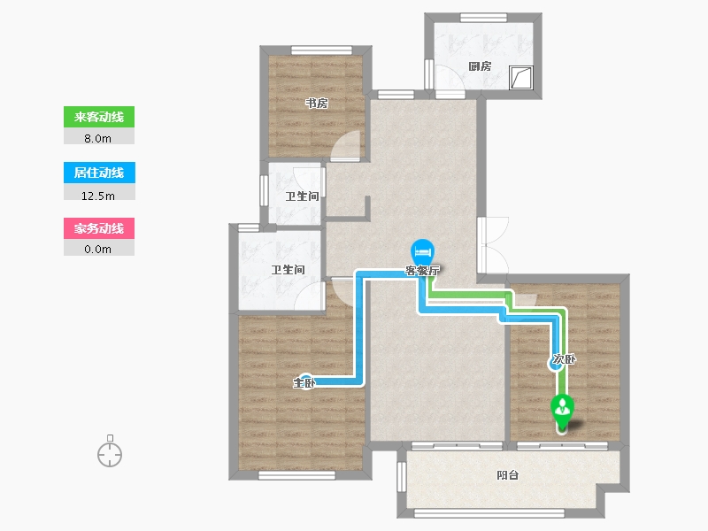 河南省-周口市-方远洺水城-98.40-户型库-动静线