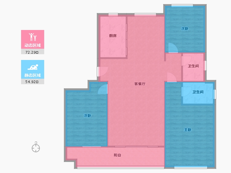 山东省-东营市-新河家园-115.00-户型库-动静分区