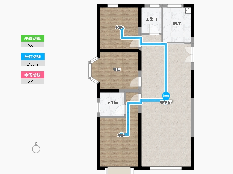 内蒙古自治区-包头市-方兴凤凰台-102.66-户型库-动静线