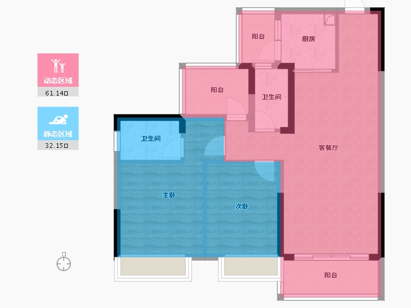 广东省-肇庆市-财智广场-85.00-户型库-动静分区