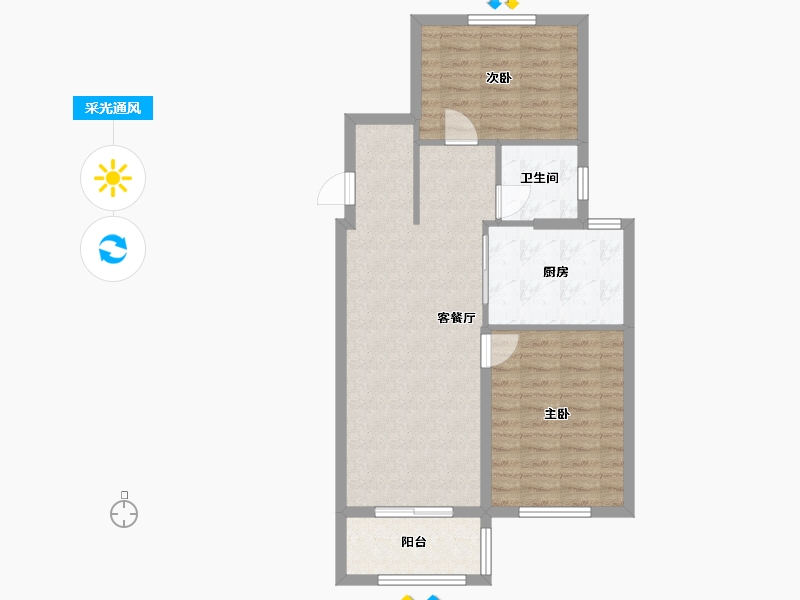 上海-上海市-众秀新家园-69.00-户型库-采光通风