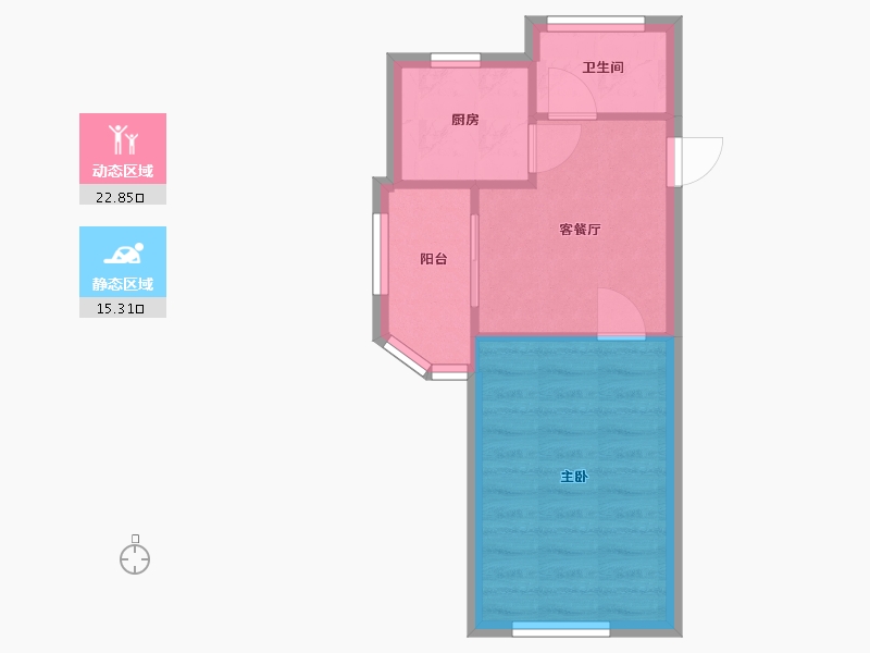 上海-上海市-上南十村一-35.20-户型库-动静分区