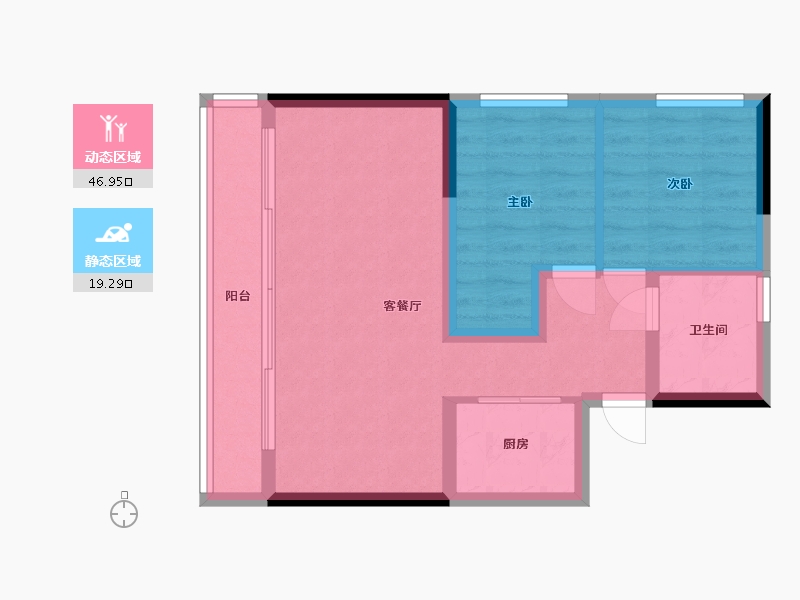 广东省-佛山市-禾粤尚德居-70.40-户型库-动静分区