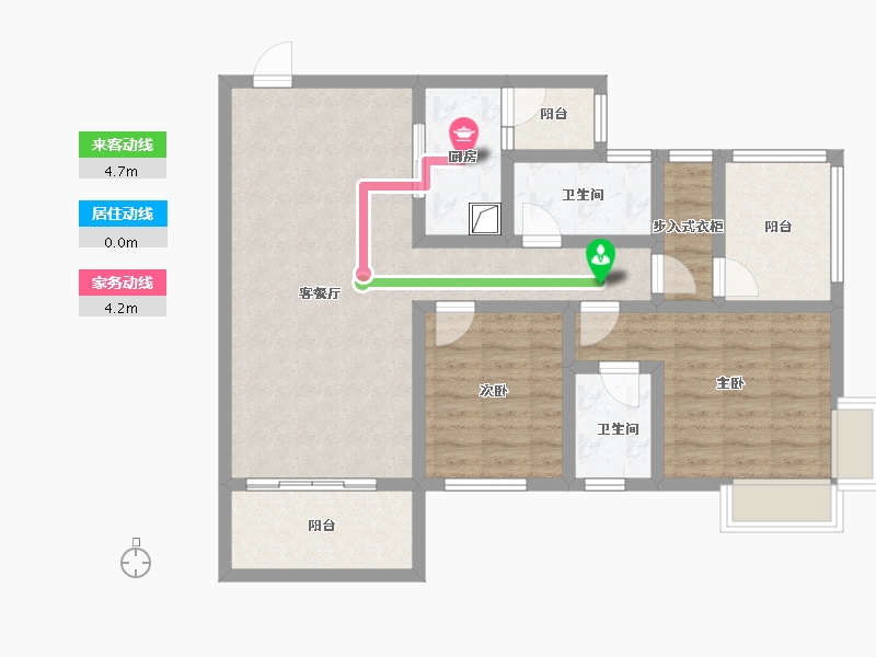 四川省-自贡市-天宇欧景城-224.00-户型库-动静线