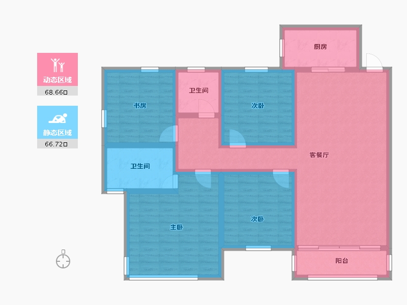 广西壮族自治区-南宁市-富鸣阳光城-121.00-户型库-动静分区