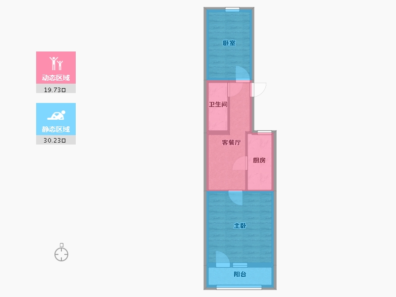 北京-北京市-白广路小区-47.00-户型库-动静分区