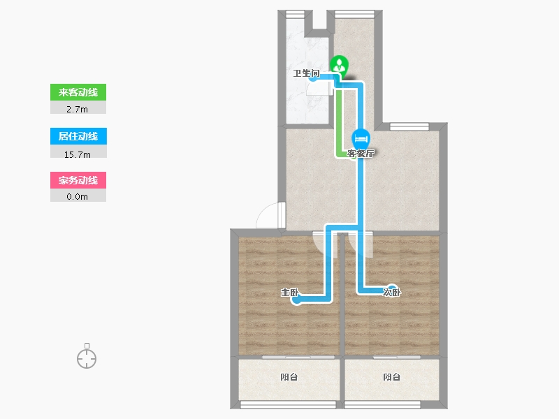 湖南省-长沙市-长钢社区-57.56-户型库-动静线