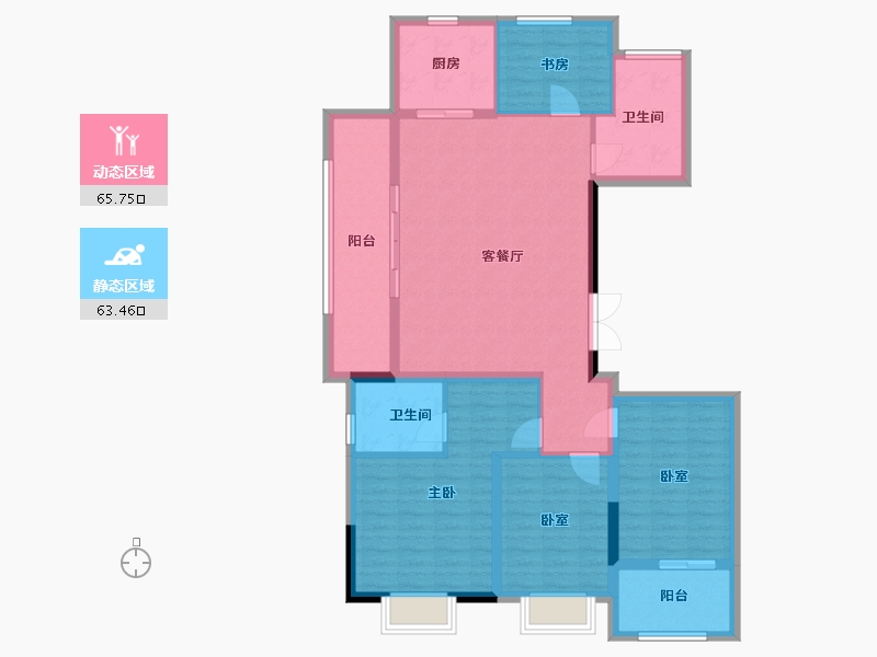 福建省-福州市-福州源-116.00-户型库-动静分区