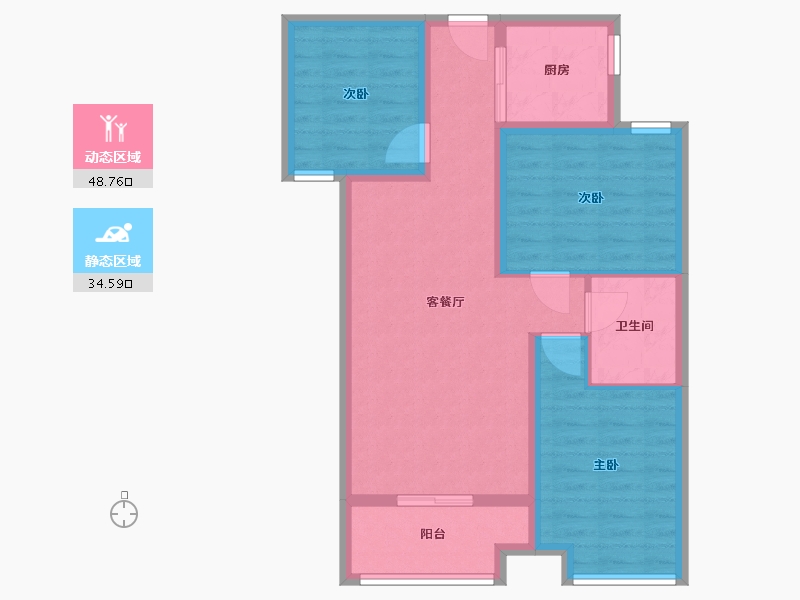 河北省-保定市-百盛家园-74.22-户型库-动静分区